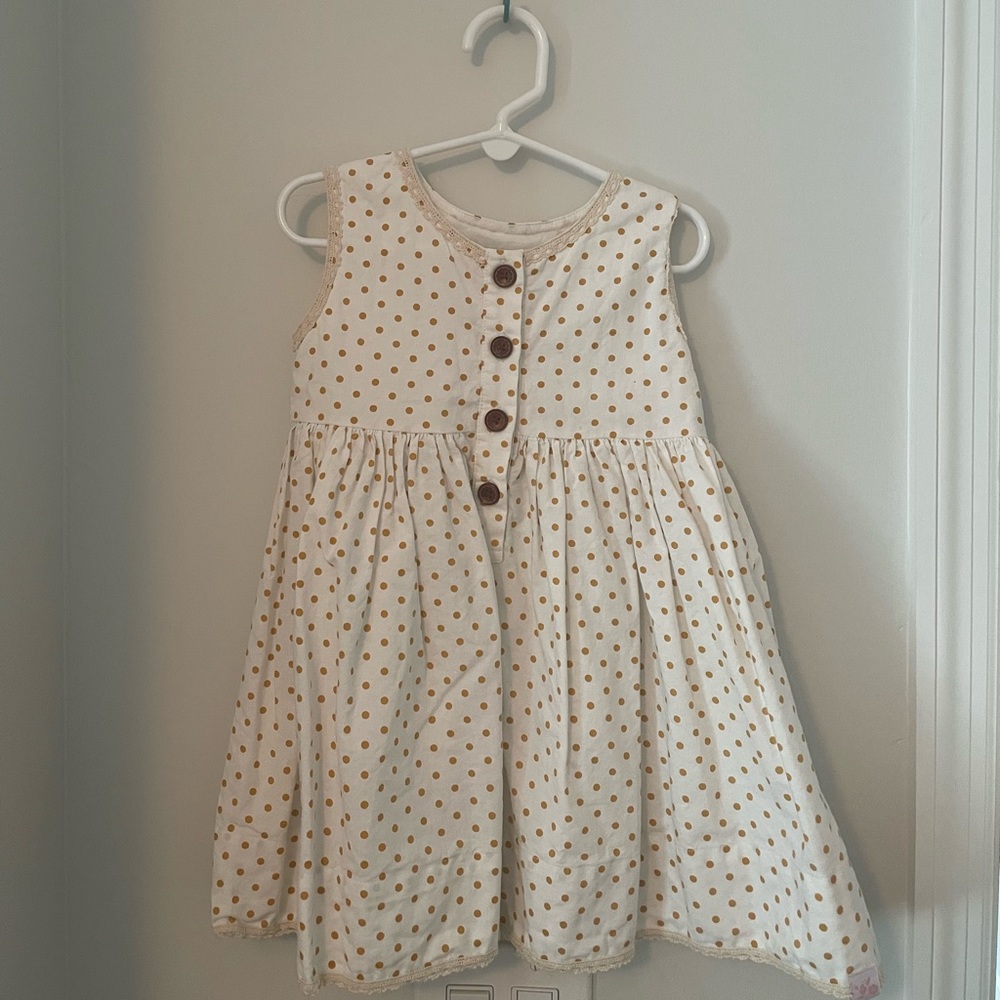 Sweet Honey polka dot toddler dress